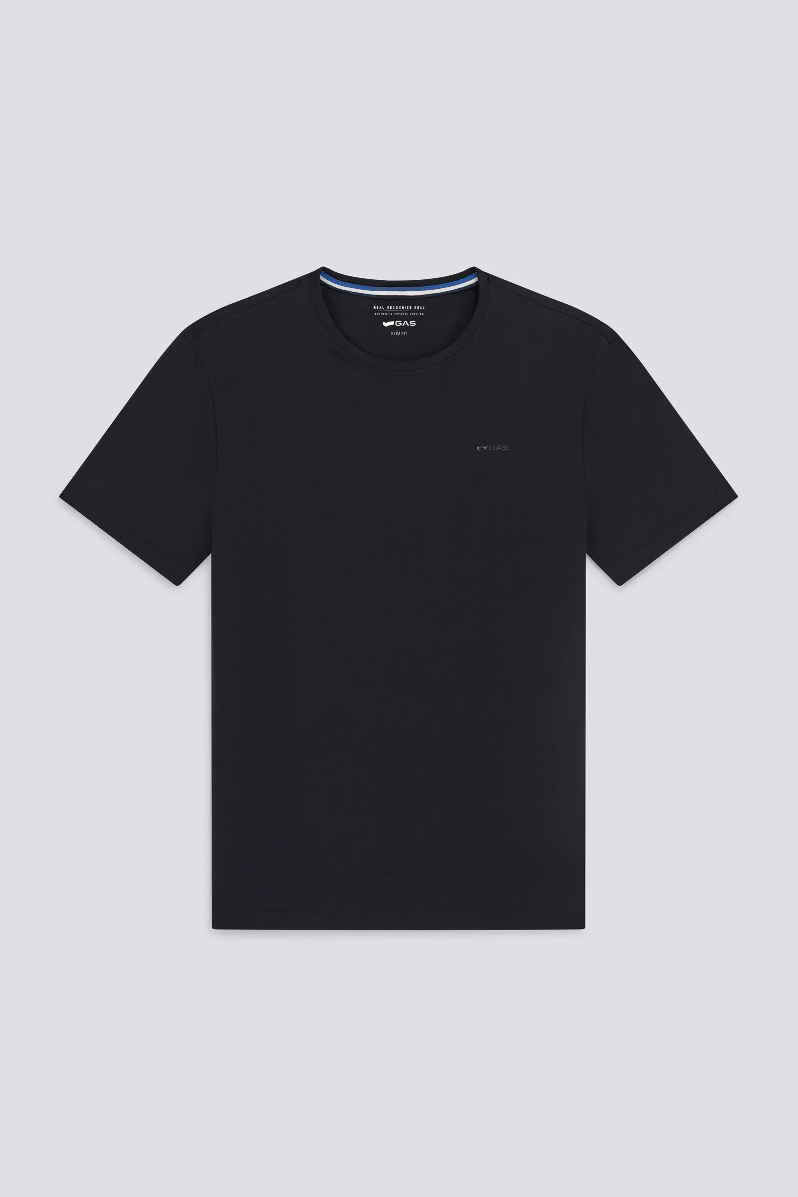 Scuba slim fekete basic póló 0200